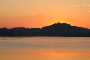 Sunset On Arkansas River